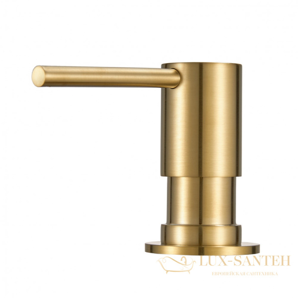 дозатор для жидкого мыла встраиваемый milacio mcu.934.gd, золото брашированное
