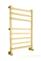 полотенцесушитель водяной margaroli panorama 764-8, 7644708go, золото
