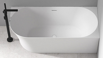акриловая ванна abber ab9258-1.7 r, цвет белый
