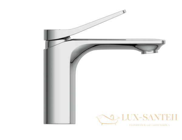 смеситель для раковины cersanit odra 63050, с донным клапаном, хром