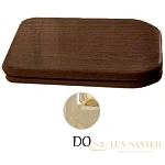 Сиденье Kerasan Waldorf 418740noce/oro для унитаза с микролифтом, орех/золото