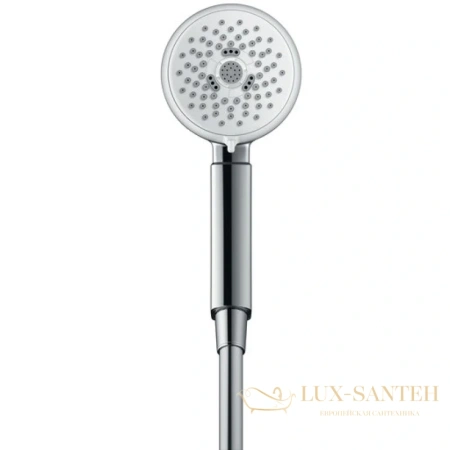 лейка для душа hansgrohe crometta 100 multi 3jet 26823400 белый/хром