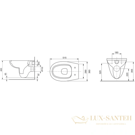 комплект tece tecespring s k955301wcb с подвесным унитазом и панелью смыва tecespring s, нержавеющая сталь