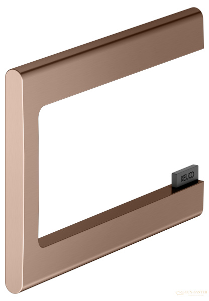 держатель для туалетной бумаги keuco edition 400, 11562290000, золото красное шлифованное