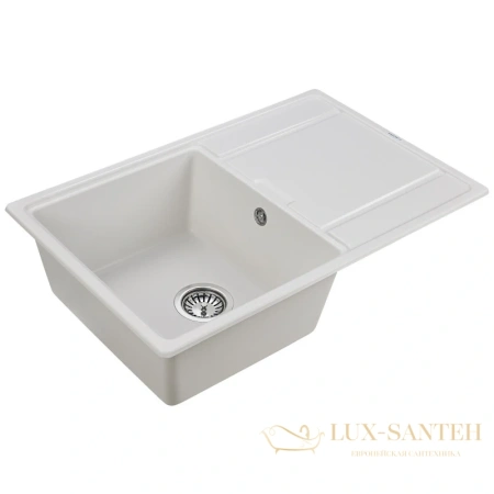 кухонная мойка paulmark flugen pm217850-wh, белый