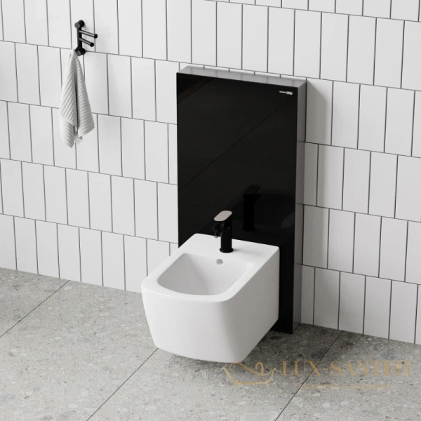 монтажный элемент wasserkraft naab 86bdt.050.bl для биде, черный