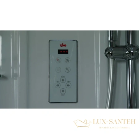 душевая кабина timo lux t-7702 l 120x85x225 см, стекло прозрачное