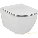 Подвесной унитаз Ideal Standard Tesi Aquablade T0079V1, белый матовый