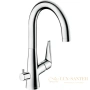смеситель для кухни hansgrohe talis m51 72811000 хром