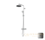 душевая система для душа almar velvet rain e405002.cr, с термостатом, хром глянцевый