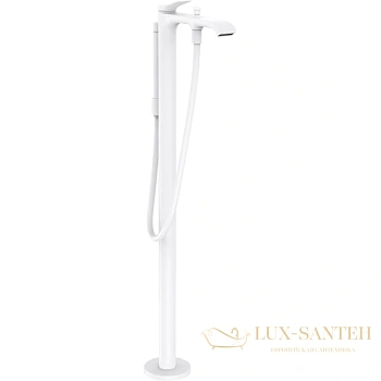 напольный смеситель для ванны hansgrohe vivenis 75445700, белый матовый