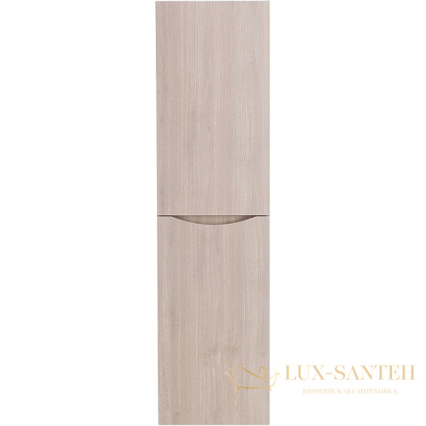 шкаф пенал belbagno fly-marino fly-marino-1500-2a-sc-rg-p-l 40 см l подвесной, rovere grigio