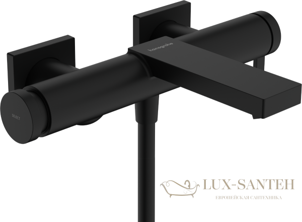 смеситель для ванны hansgrohe tecturis e 73420670, черный матовый