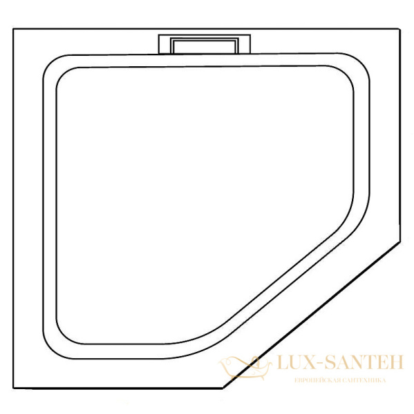 душевой поддон rgw sta 16330599-03 из искусственного камня sta-61be 90x90, бежевый