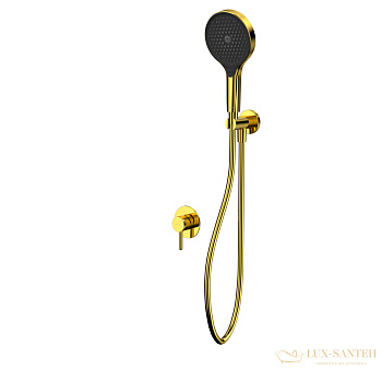 душевая система для душа скрытого монтажа whitecross y, yset02topgl, хзолото глянцевое