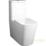 Унитаз компакт BelBagno Albano BB120CPR без бачка и сиденья, белый