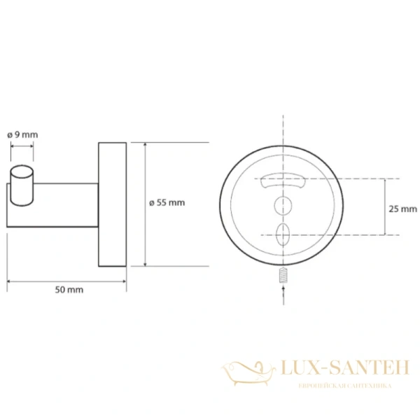 крючок двойной bemeta coral 158106032, медное золото глянец