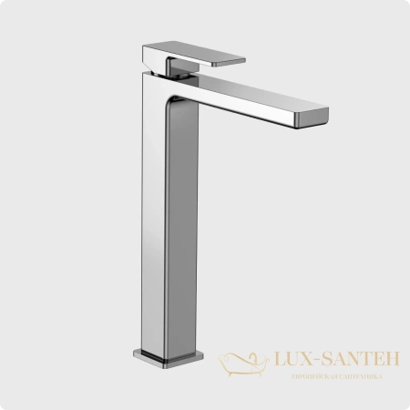 смеситель для раковины aquame savona aqm6814cr, без донного клапана, хром