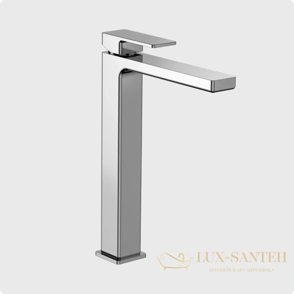 смеситель для раковины aquame savona aqm6814cr, без донного клапана, хром