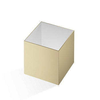 контейнер decor walther cube dw356 0846482 универсальный, золото шлифованное