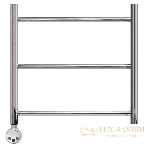 полотенцесушитель 500x500 электрический point афина pn04155e п3 левый/правый, хром