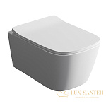 Унитаз подвесной Artceram A16 ASV006 01 00, ТУРБО СМЫВ THE REEL, 36х52 см, с креплениями, цвет белый матовый SANIGLAZE