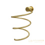 держатель фена wasserkraft k-1080brushed gold, золотой матовый