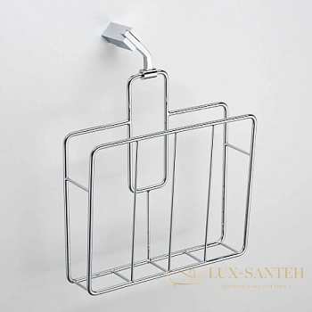 газетница schein watteau 1216-h, хром