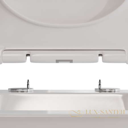 унитаз подвесной berges sigma 082254 безободковый, с сиденьем микролифт, белый