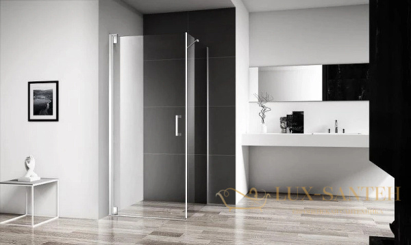 душевой уголок belbagno marmi marmi-ah-1-100/90-c-cr 100x90 см профиль хром, стекло прозрачное