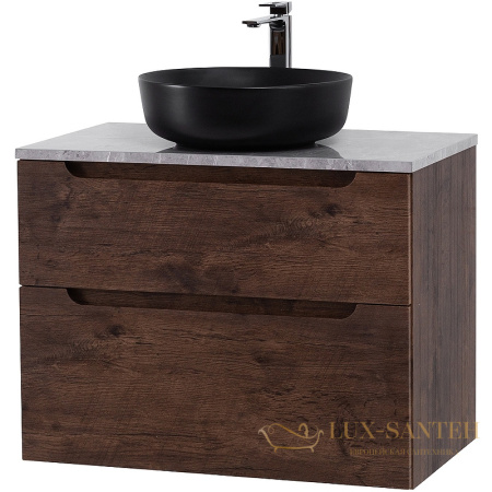 тумба под раковину belbagno etna-h60 etna-h60-800-2c-so-rw-p 80 см подвесная, rovere moro