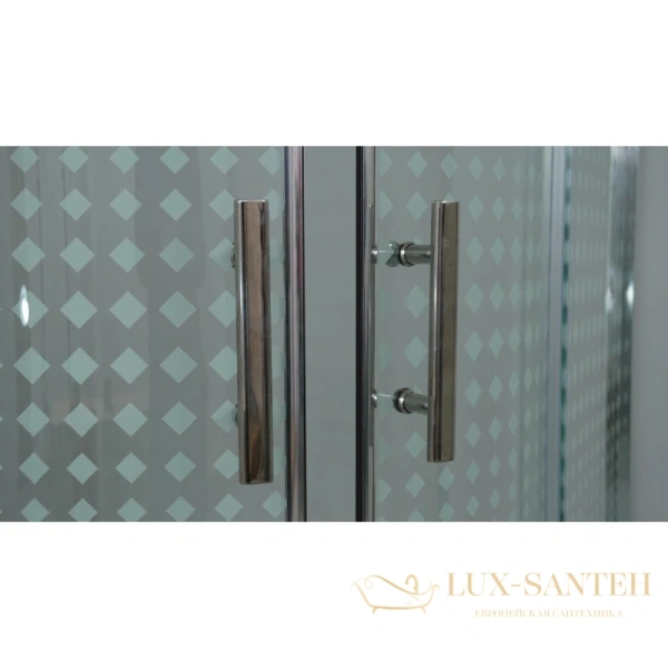 душевой уголок timo tl tl-9001 r с поддоном 90x90 см, стекло прозрачное с рисунком