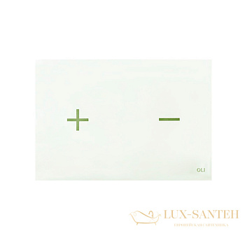 смывная клавиша oli glassy 878849 сенсорная, белый