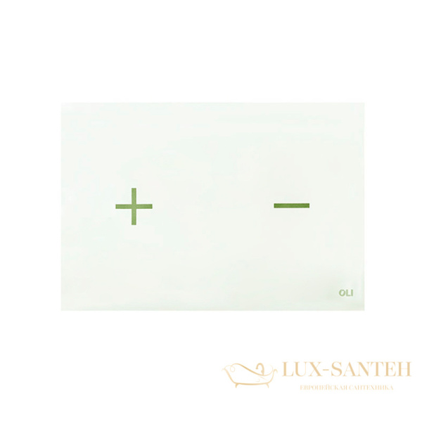 смывная клавиша oli glassy 878849 сенсорная, белый