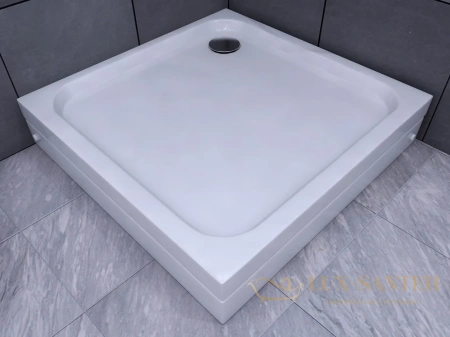 душевой поддон акватек dpa-0000003 1000x1000 (с ножками)