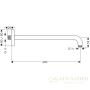 держатель душа hansgrohe e 389мм g 1/2 27446000