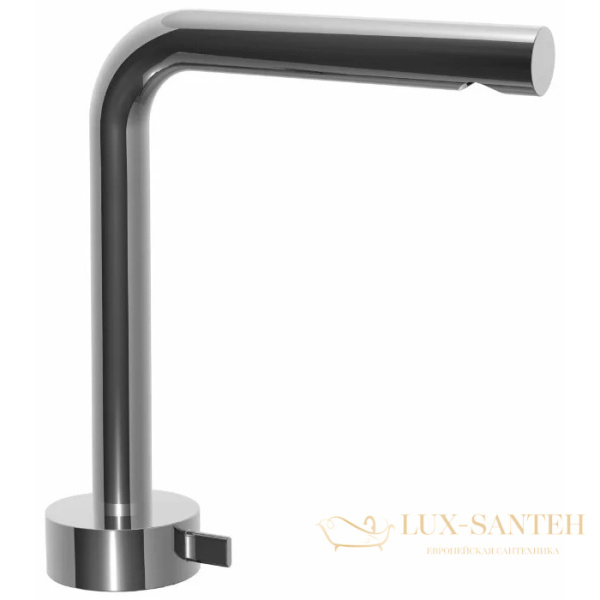 смеситель для раковины, fantini af/21 27 02 a006wf, 1 отв., без донного клапана, излив 155мм, хром