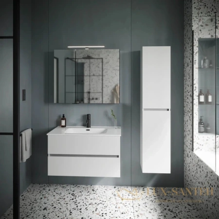 тумба sancos urban ur90w 89 см, белый глянец