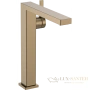 смеситель для раковины hansgrohe tecturis e coolstart ecosmart 73070140, с донным клапаном, бронза шлифованная