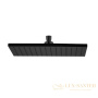 верхний душ  300х300 мм fima carlo frattini showerhead f2216/2ns, черный матовый