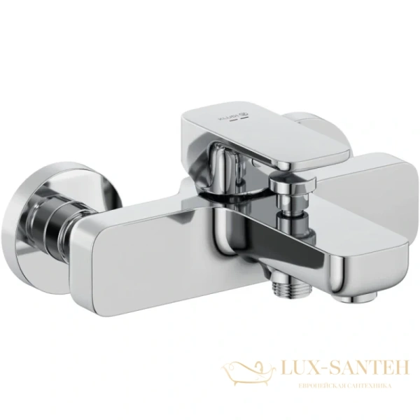 смеситель kludi renon 426910575 для ванны, хром