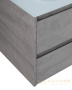 тумба под раковину belbagno kraft kraft-800-2c-so-cg 80 см подвесная, cemento grigio