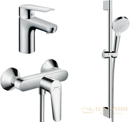 душевой комплект hansgrohe set logis e 70 (b)