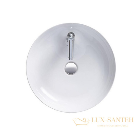 раковина накладная duravit cape cod 2328480000 ⌀ 480 мм, белый