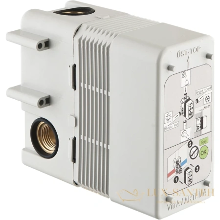 душевой комплект vitra solid s a49264exp 220 мм, хром