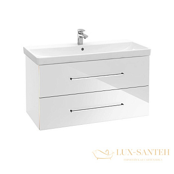 тумба под раковину villeroy & boch avento a891 00 b4 780x514x452 мм, crystal white