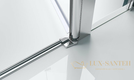 душевой уголок belbagno etna etna-ah-12-120/80-c-cr 120х80 см профиль хром, стекло прозрачное 