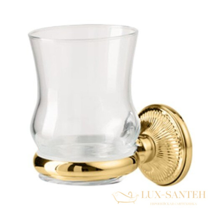 стакан стеклянный stil haus regal rg10(16) настенный, золото
