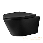 Чаша подвесного безободкового унитаза Duravit D-Neo 2577098900 Rimless, антрацит