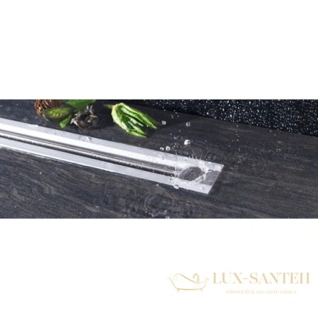 душевой канал bettoserb confluo slim line 13100032 550 мм, матовый хром